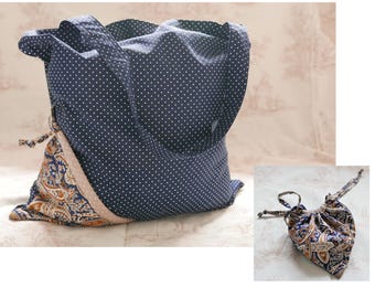 Shopper Bag Sewing Pattern: Beginner DIY Tote (PDF Download)