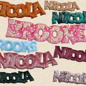 Cartamodello per cucire l'alfabeto in tessuto dalla A alla Z: lettere morbide in PDF (adatto ai principianti)