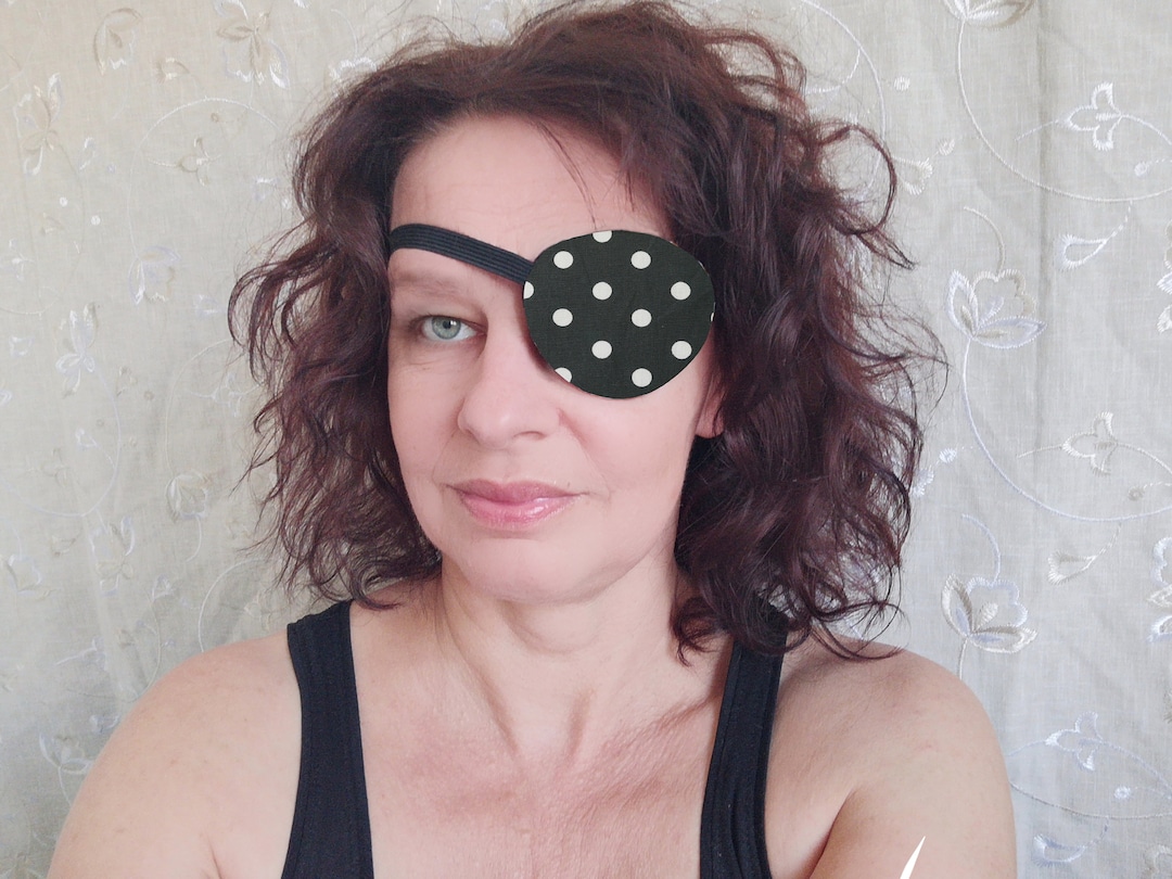 3D Eye Patch, 3 Sizes, Adjustable, Soft Cotton, Big Dots Design - Etsy UK