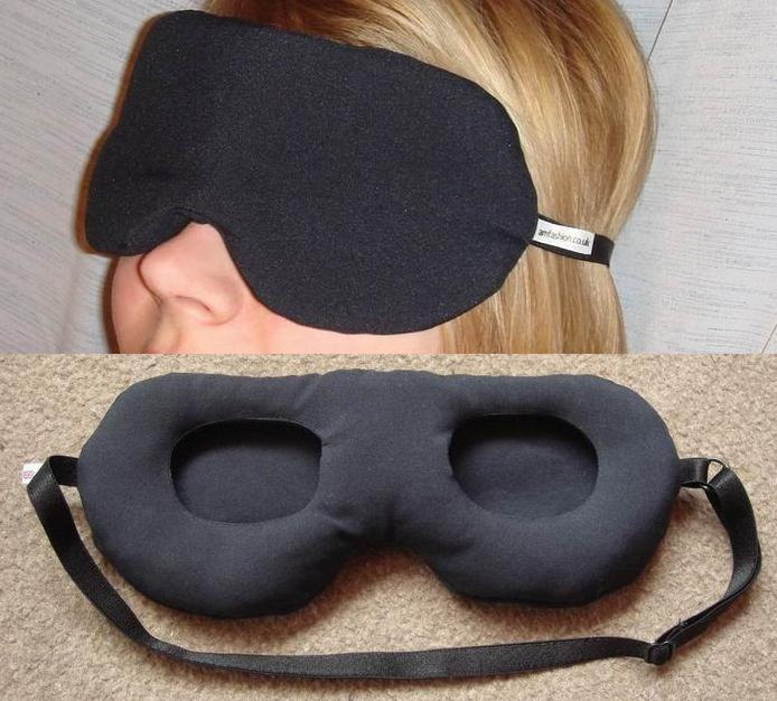 New soft padded eye / sleep mask without touching eyes ETSY Etsy