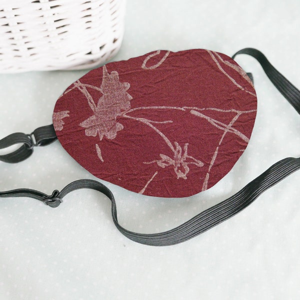 Adjustable Eye Patch 3D Super soft,splash flowers design cotton, without touching eye. (etsy)