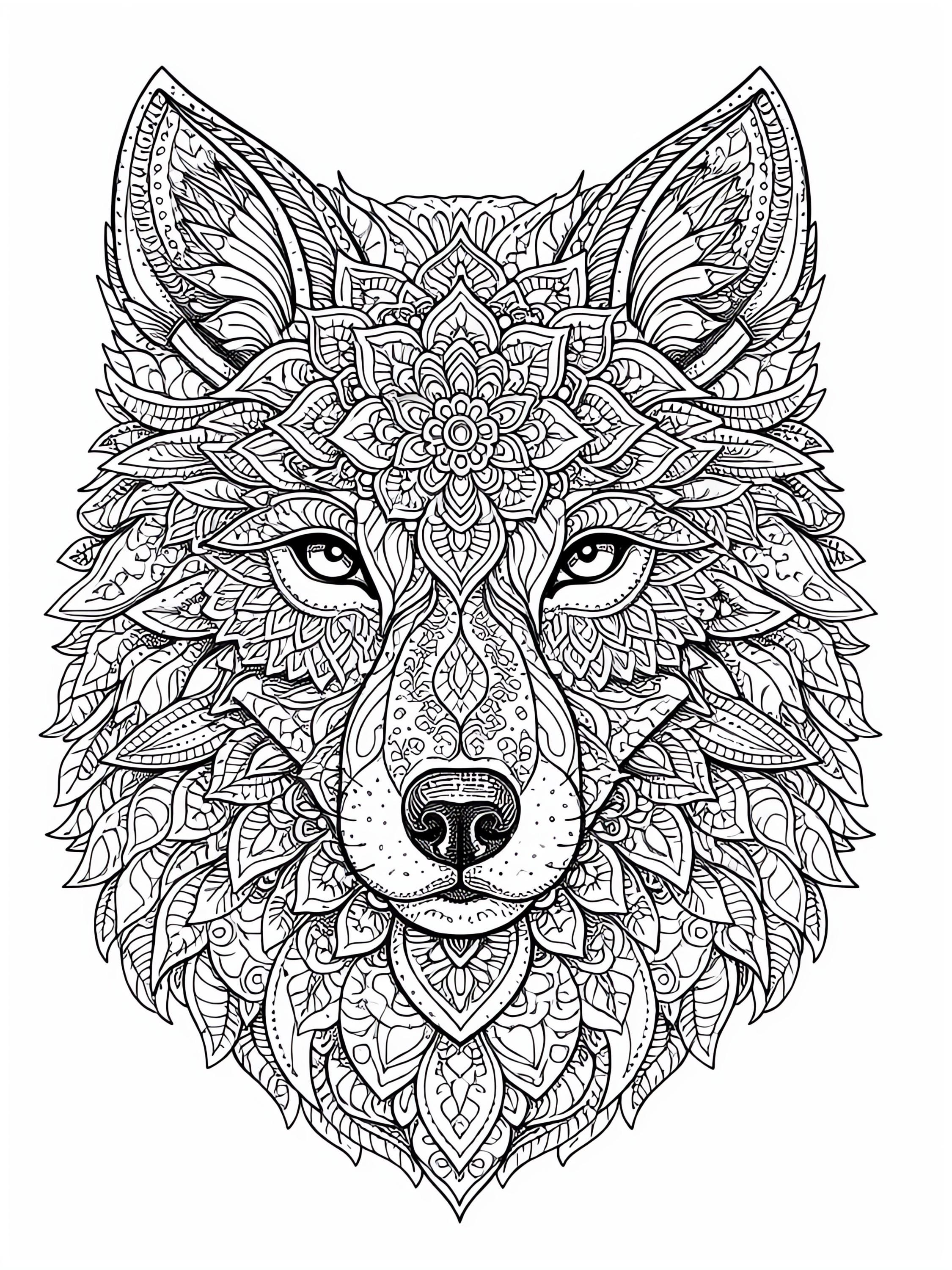 100 Printable Animal Mandala Coloring Pages PDF | Instant Download ...