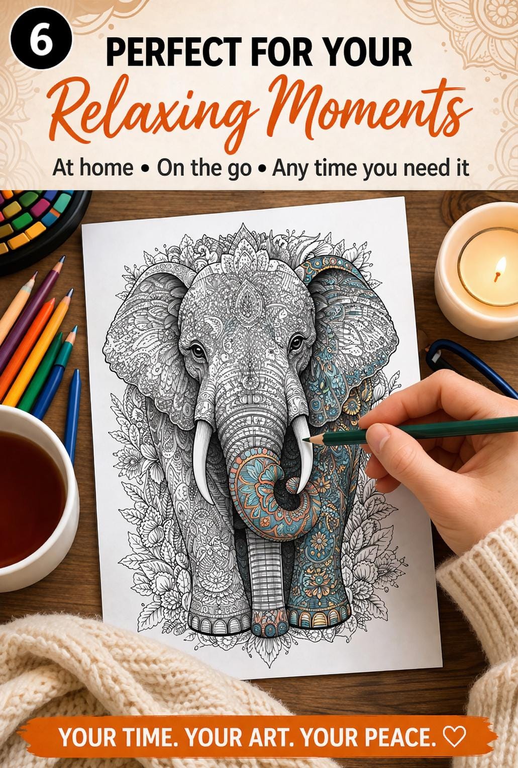100 Printable Animal Mandala Coloring Pages PDF | Instant Download ...