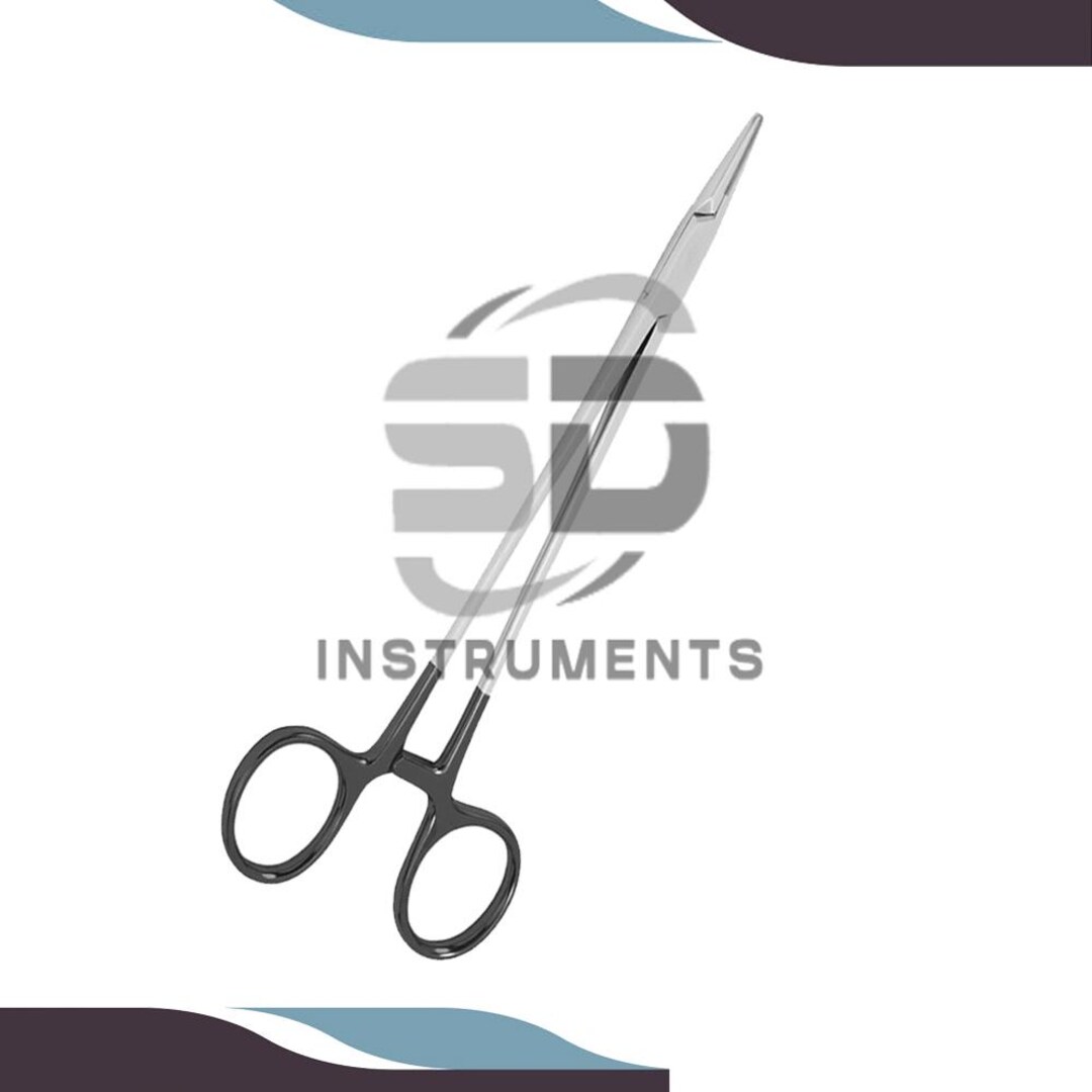 Debakey Needle Holder Tungsten Carbide | Fine Tip Serrated Grip Design ...