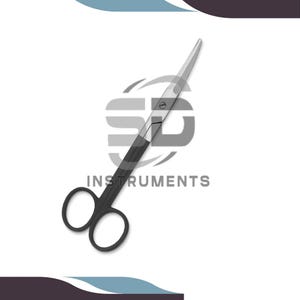 Forbici per lifting facciale Aston, forbici chirurgiche curve seghettate con rivestimento TC/acciaio inossidabile.