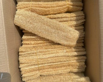 Natürlicher Luffa Schwamm 11-13 Zoll | ganzer getrockneter Luffa | Umweltfreundlicher Badeschwamm | Bio Luffa | Zero Waste Duschschwamm. 3tlg