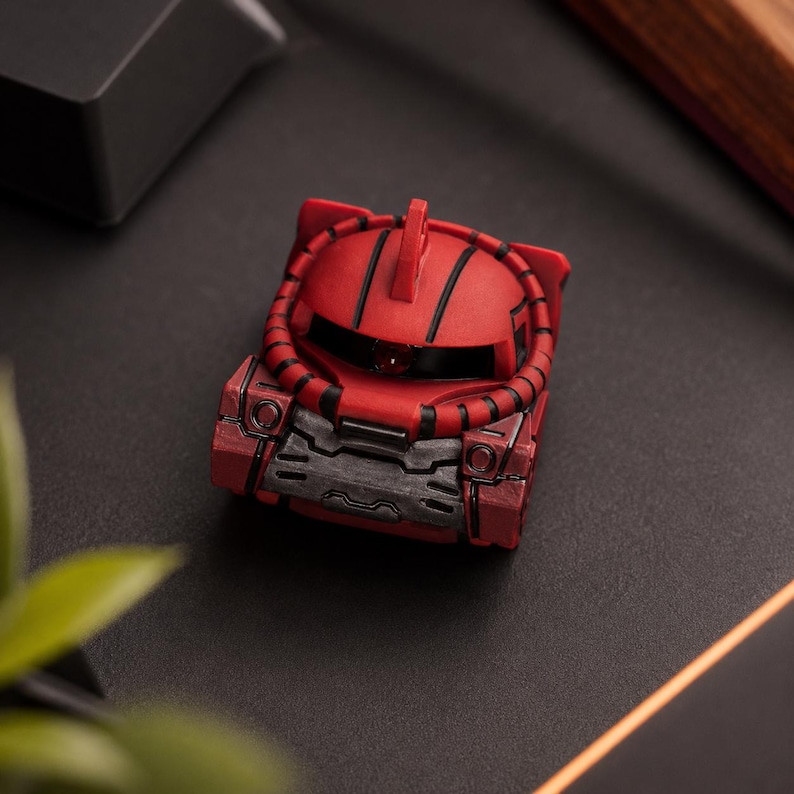 Gundam Artisan Tastenkappe Harz Anime Tastenkappe Benutzerdefinierte ESC-Tastenkappe Handgemachte Gaming-Tastenkappe Einzigartige Mecha Keyboard Tastenkappe Model E