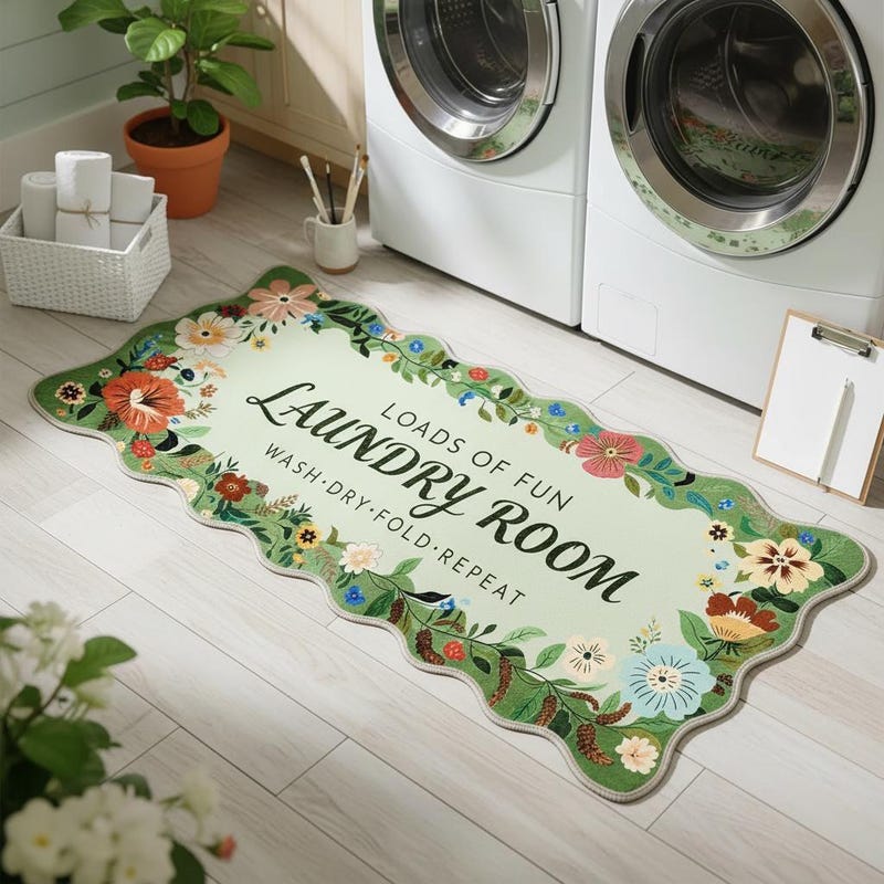 Laundry Mat Rug Laundry Mat - Etsy