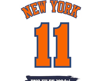 New York Jersey SVG PNG: School Sports Cut File (Digital Download)