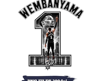 Victor Wembanyama PNG, Wemby PNG, Basketball PNG, Sports Graphic, Digital Download, High Resolution, Shirt Design, Sublimation