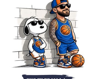 Basketball Knicks PNG, Street Basketball Graphic, Basketball Sublimation Shirt Png, Instant Digital Download