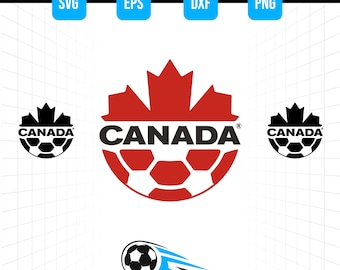 Canda National Football Team Logo SVG PNG – Soccer Crest Cut File (Digital Download)