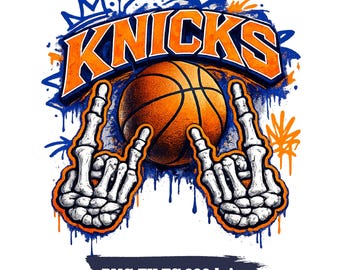 Basketball Knicks PNG, Street Basketball Graphic, Basketball Sublimation Shirt Png, Instant Digital Download