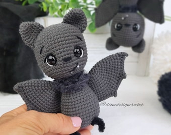 Cute Bat Echo - PDF Crochet Pattern / Amigurumi