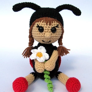 Ladybird Katy Amigurumi Crochet Pattern / PDF e-Book / Stuffed Animal Tutorial image 1