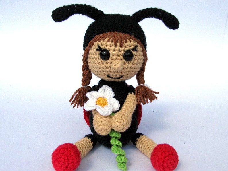 Ladybird Katy Amigurumi Crochet Pattern / PDF e-Book / Stuffed Animal Tutorial image 1