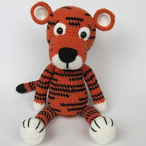 Little Tiger Tomy Amigurumi Crochet Pattern / E-Book / Stuffed Animal Tutorial image 2