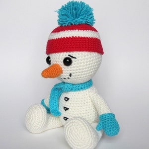 Snowman - Amigurumi Crochet Pattern / PDF e-Book / Stuffed Animal Tutorial
