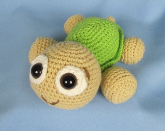 Baby Turtle Emma - Amigurumi Crochet Pattern / PDF e-Book / Stuffed Animal Tutorial