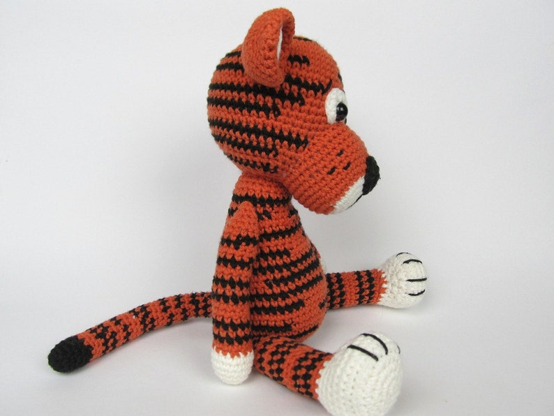 Little Tiger Tomy Amigurumi Crochet Pattern / E-Book / Stuffed Animal Tutorial image 4