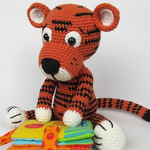 Little Tiger Tomy Amigurumi Crochet Pattern / E-Book / Stuffed Animal Tutorial image 1
