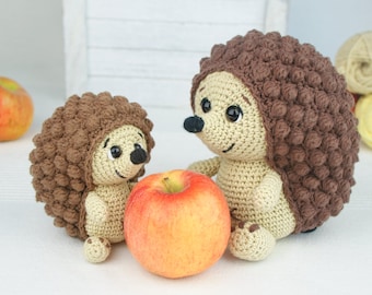 Merry Hedgehogs Igy & Big - PDF Crochet Pattern