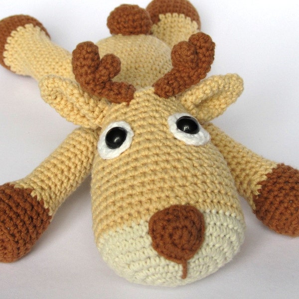 Tomy the Reindeer- Amigurumi Crochet Pattern / PDF e-Book / Stuffed Animal Tutorial