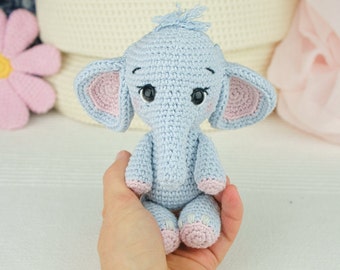 Sweet Bella the Baby Elephant - PDF Amigurumi Crochet Pattern