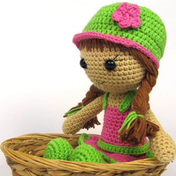 Doll Maria- Amigurumi Crochet Pattern / PDF e-Book / Stuffed Animal Tutorial