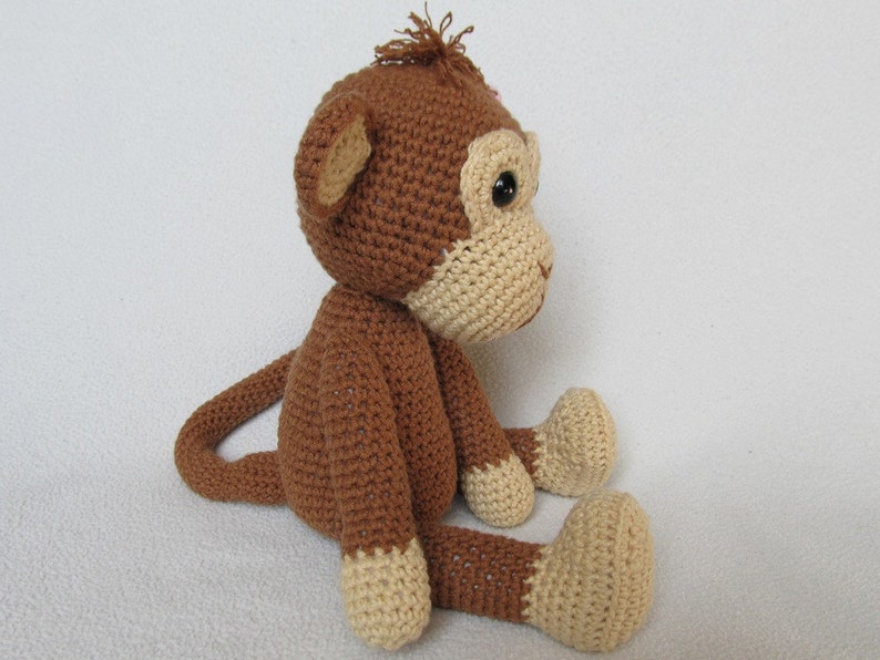 Sweet Monkey Julie Amigurumi Crochet Pattern / PDF e-Book / Stuffed Animal Tutorial image 3