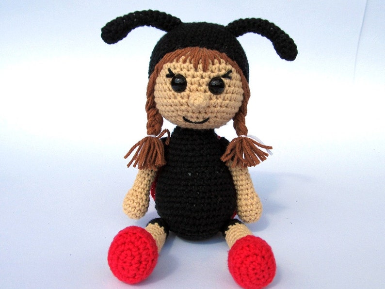 Ladybird Katy Amigurumi Crochet Pattern / PDF e-Book / Stuffed Animal Tutorial image 5