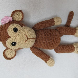 Sweet Monkey Julie Amigurumi Crochet Pattern / PDF e-Book / Stuffed Animal Tutorial image 4