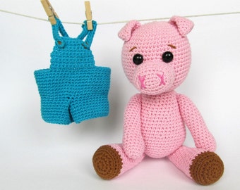 Pigy the Piggy - Amigurumi Crochet Pattern / PDF e-Book / Stuffed Animal Tutorial