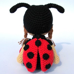 Ladybird Katy Amigurumi Crochet Pattern / PDF e-Book / Stuffed Animal Tutorial image 4