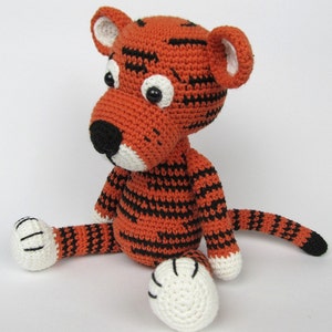 Little Tiger Tomy Amigurumi Crochet Pattern / E-Book / Stuffed Animal Tutorial image 5