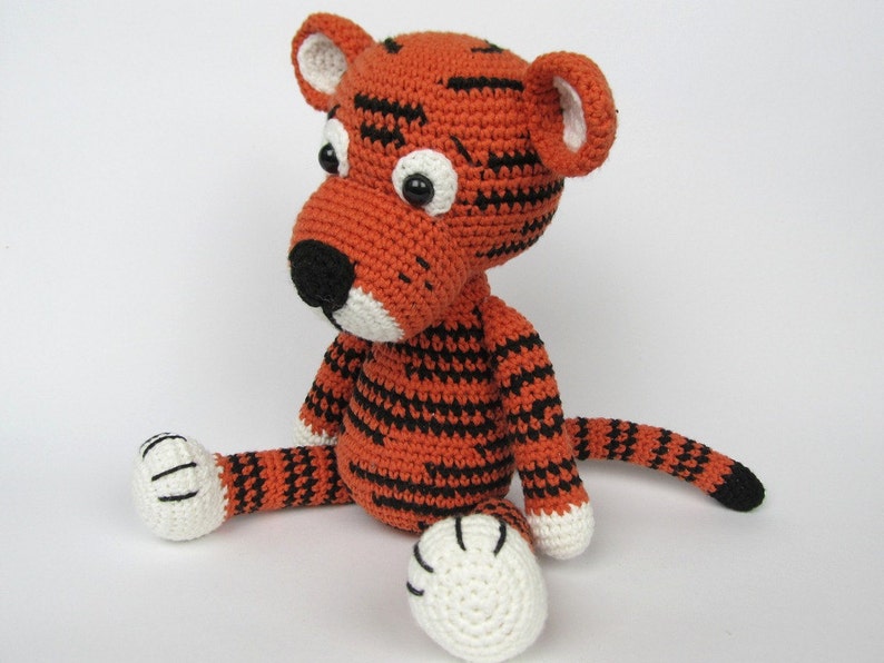 Little Tiger Tomy Amigurumi Crochet Pattern / E-Book / Stuffed Animal Tutorial image 5