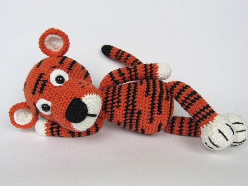 Little Tiger Tomy Amigurumi Crochet Pattern / E-Book / Stuffed Animal Tutorial image 3