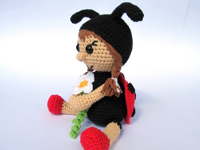 Ladybird Katy Amigurumi Crochet Pattern / PDF e-Book / Stuffed Animal Tutorial image 2