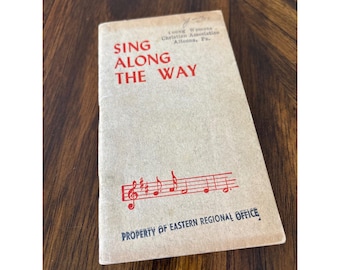 ヴィンテージ YWCA シング・アロング・ザ・ウェイ ソングブック アルトゥーナ ペンシルバニア州 イースタンミュージック