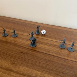 Zero-Prep Drow Strike Party — Ready-to-Run D&D Encounter Set (7 Minis)
