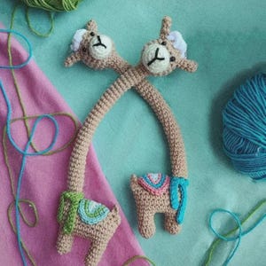 Crochet Alpaca Keychain Pattern, Amigurumi Llama Bag Charm (PDF Download)