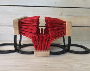 Handgefertigter Schuh‑ & Stiefelreiniger aus Hufeisen | Western Deko | rustikal | funktional | für Stall und Hof | Geschenk für Reiter