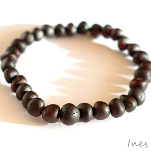 Raw Unpolished Baltic Amber Bracelet, Unisex Bracelet