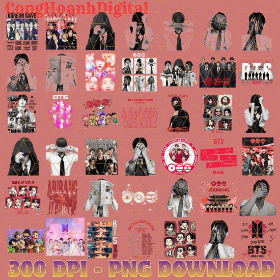 BTS Arirang World Tour 2026 Bundle Png, BTS Concert Png, Army Fan Gift, Bangtan Comeback Merch,Army Outfit,K-Pop Band,What Is Your Love Song