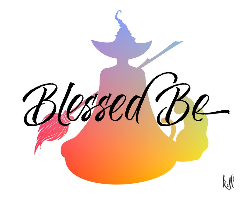 Blessed. :) would you like it framed? click on this link to purchase Blessed Be | Etsy