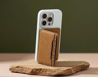MagSafe Wallet Card Holder, Bifold Passport, Magnetic Grip Phone Case, Business Employee Appreciation Gift.