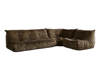 1979 Liberty Special Edition Togo Sofa by Michel Ducaroy for Ligne Roset Set of 3
