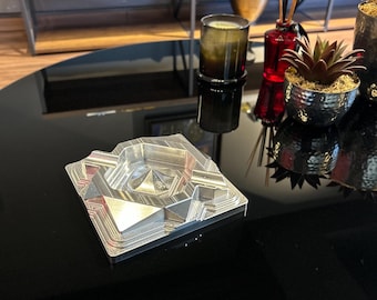 Cigar Ashtray for Him, CNC Machined Aluminum Cigar Rest, Custom Cigar Holder, Luxury Gift for Dad and gift for him.