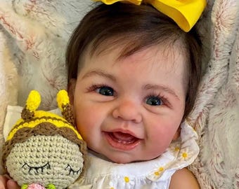 Bebé de silicona hecho a mano, bebé reborn de silicona, muñeca bebé reborn, muñeca para niños pequeños, muñeca de silicona, muñeca bebé real, ultra flexible, niño o niña.