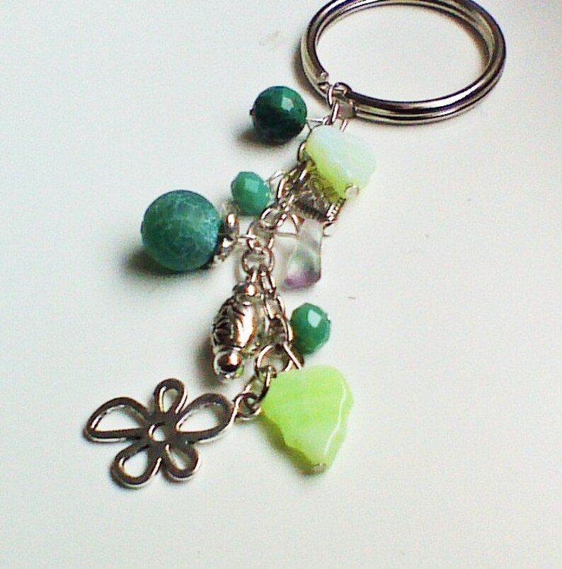 Handmade Beaded Keychain Key Chain Bag Charm Accessories Etsy